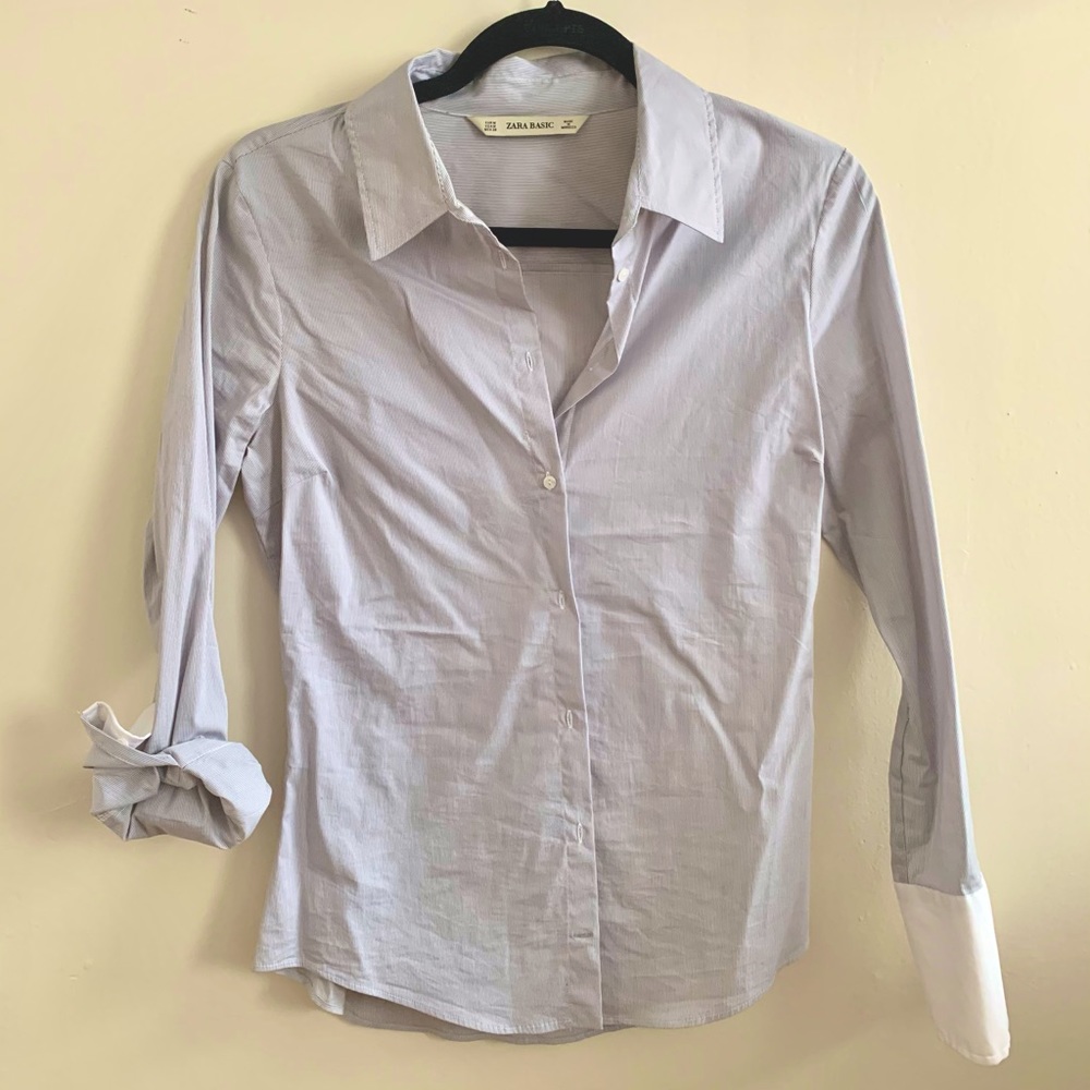 Zara fitted button down